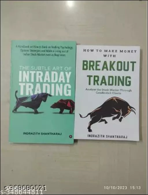 Best Combo Of 2 Book :- The Subtle Art Of Intraday Trading + Breakout Trading (English Paperback  Indrazith Shantharaj)