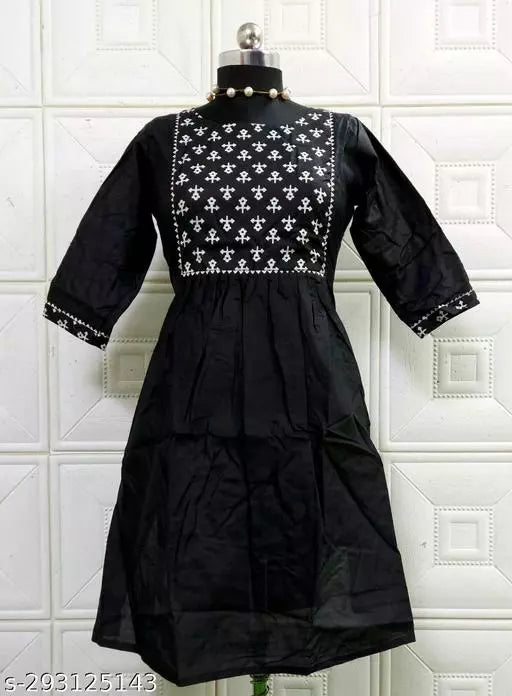 QVAZOR Stylish Fancy Trendy Kurti For Women For Party Wedding Festival Functions