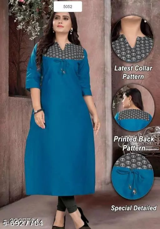 Women's Printed Cotton Kurti
