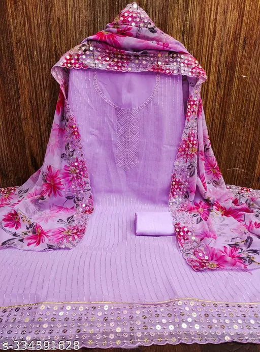 HEAVY GEORGETTE  LADIES SUIT