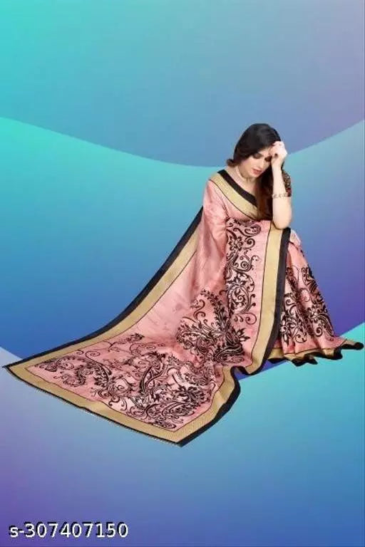 LIGHT WEIGHT LEHARIYA DESIGNER BEST PRICE ( KHADI -ART SILK MIX MATERIAL) SKIN FRIENDLY SAREE WITH UNSTICHED BLOUSE