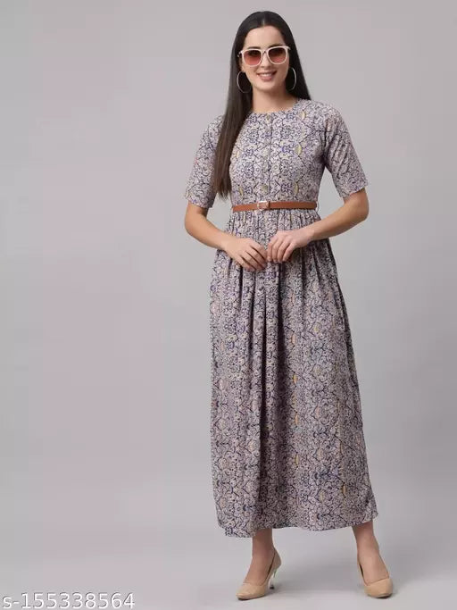 BELT FLORAL PRINT Gowns
