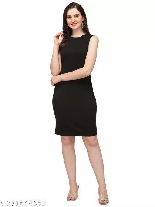 Bodycon Black Dresses For Woman