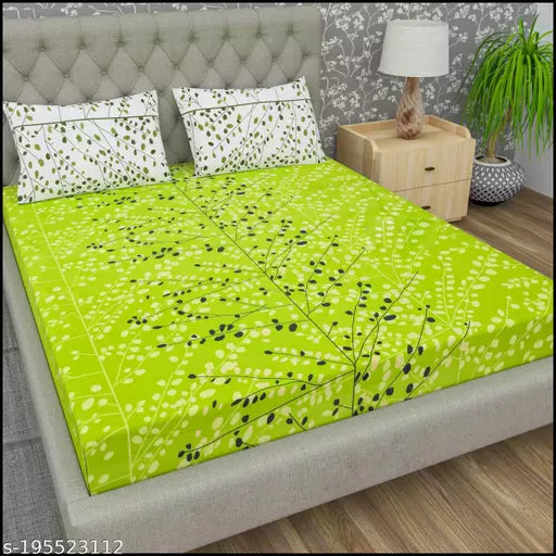 Jaipuri Pure Cotton Bedsheet With 2 Pillow Covers