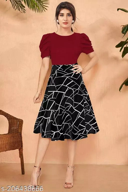 Women"s Printed Dress