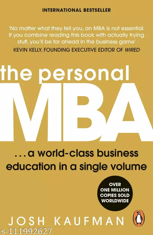 The Personal MBA: A World-Class Business Education in a Single Volume by Josh Kaufman (English  Paperback)  Economics Books