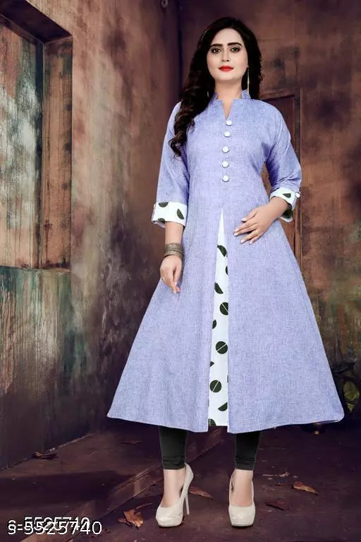 Women's Printed Khadi Cotton Kurti