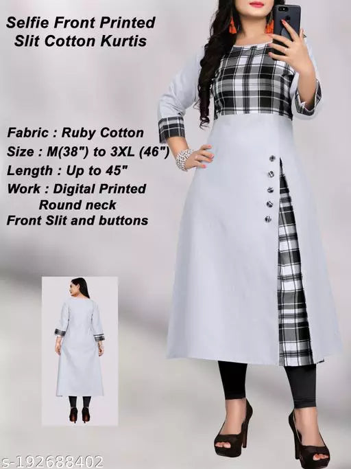 New Cotton Flared Kurtis