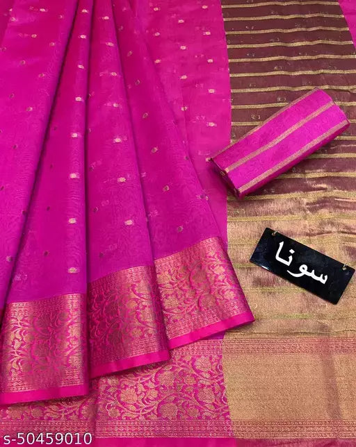 Trendy Weave Antique Booti silk saree