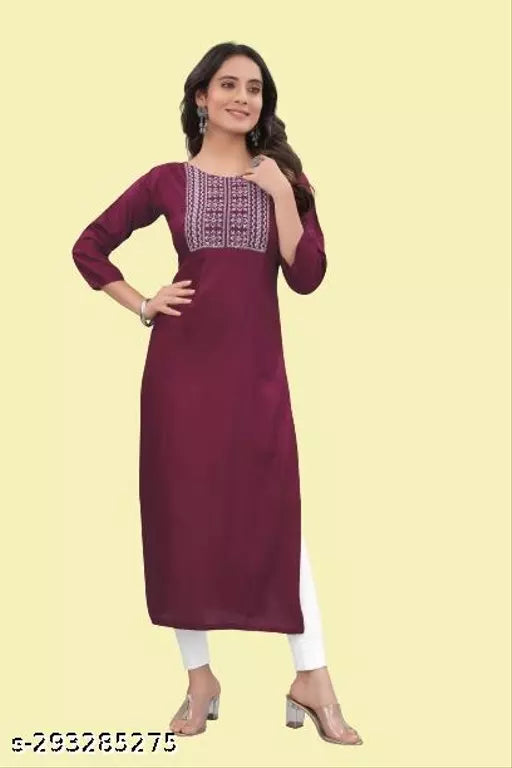QVAZOR Stylish Fancy Trendy Kurti For Women For Party Wedding Festival Functions