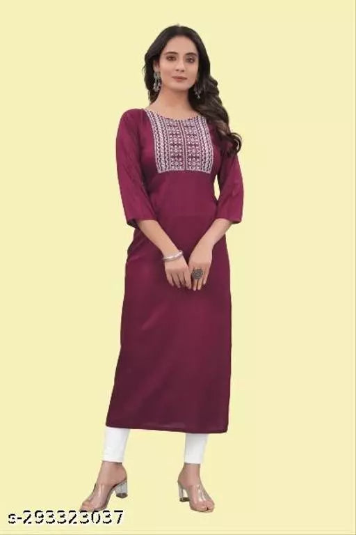 QVAZOR Stylish Fancy Trendy Kurti For Women For Party Wedding Festival Functions