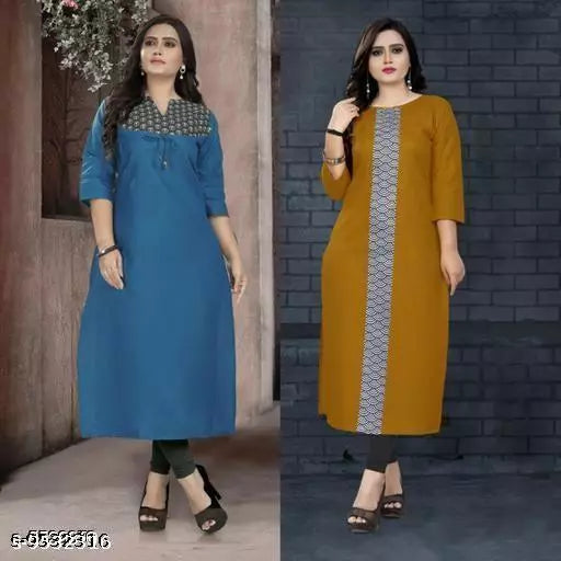 Women's Printed Cotton Kurti