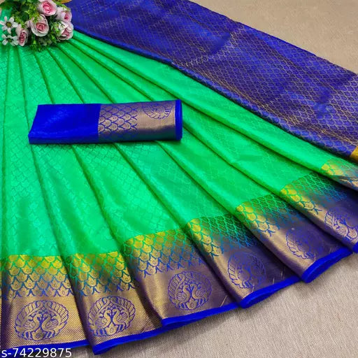 Emboss Silk Saree