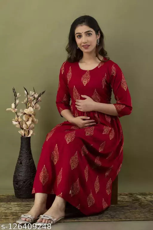 Mialo fashion maternity feeding kurtis.