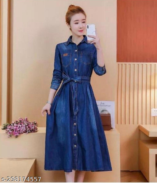 Classy sensation women dress blue