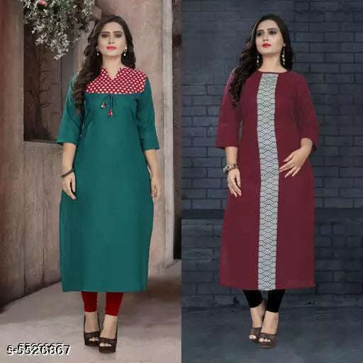 Women's Printed Cotton Kurti