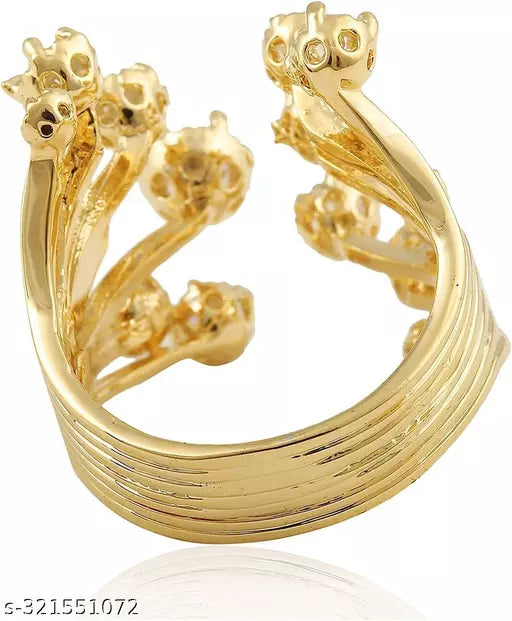 Chic Elegance: Adjustable Artificial Rings Collection for Women & Girls - Affordable Luxury in Every Design