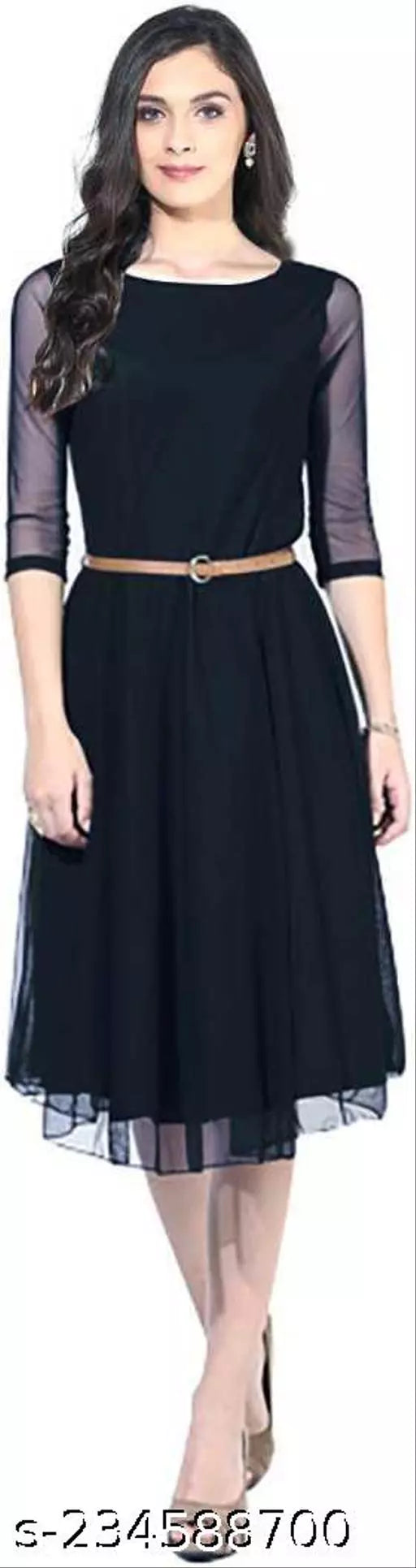 Womens Dress With Free Leather Belt