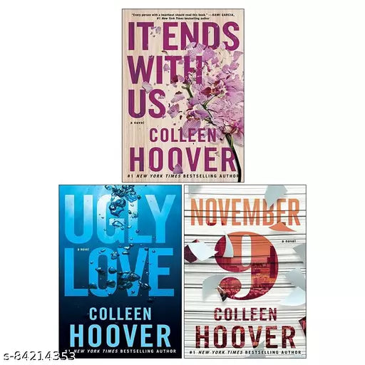 November 9 + It Ends With Us + Ugly Love: Colleen Hoover 3 Books Set (English  Paperback)