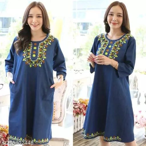 DENIM DRESS
