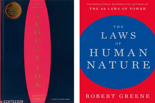 Robert Greene 2 Books Set: The Art of Seduction & Laws of Human Nature (English)
