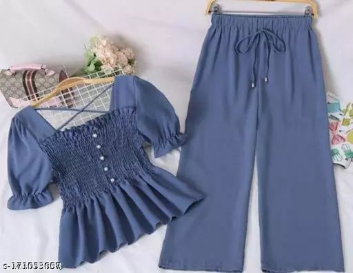 Trendy Stylish Women Top & Bottom Set