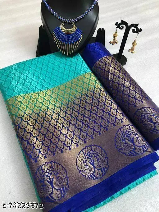 Emboss Silk Saree