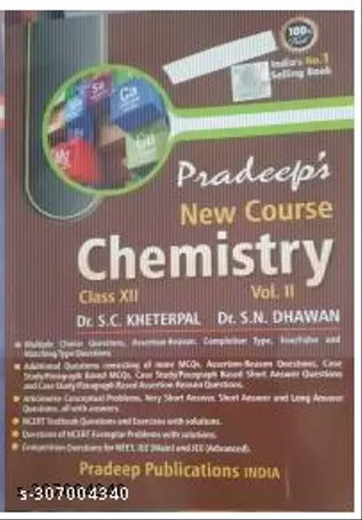 Pradeep's New Course Chemistry for Class 12 vol -ii