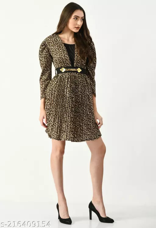 Cheetah Print Middi