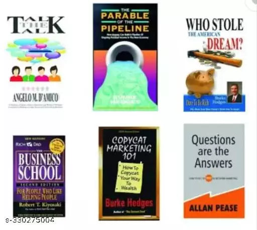 Name: - Six Story Book Combo Of The Parable Of The Pipeline  (English  Paperback  Angelo M.D'Amico  Burke Hedges  Robert T. Kiyosaki  Allan Pease)