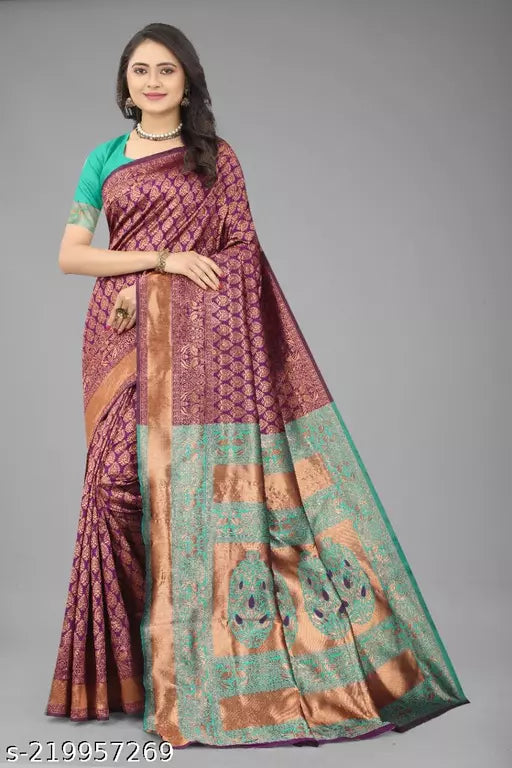 BANARASI SILK SAREE BY VAIDIK ETHNIC