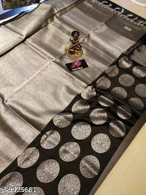 Trendy  Tissue Silk  Embroidered Saree