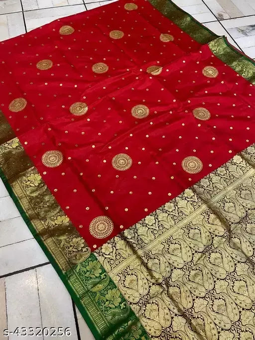 Embroided Satin Silk Saree