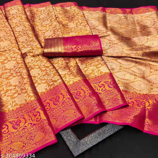 Morpich Fashion  Top Dyed  Banglory Silk Saree