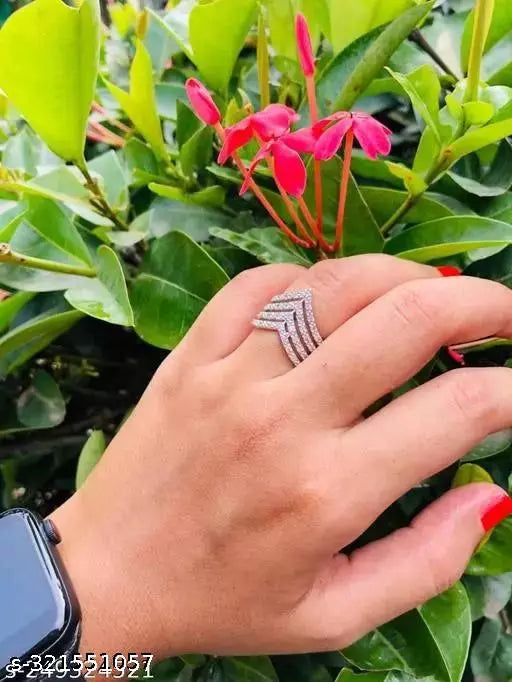 Chic Elegance: Adjustable Artificial Rings Collection for Women & Girls - Affordable Luxury in Every Design