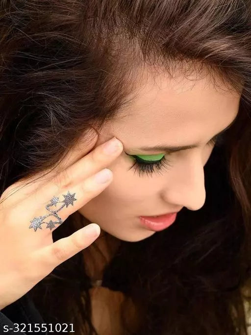 Chic Elegance: Adjustable Artificial Rings Collection for Women & Girls - Affordable Luxury in Every Design