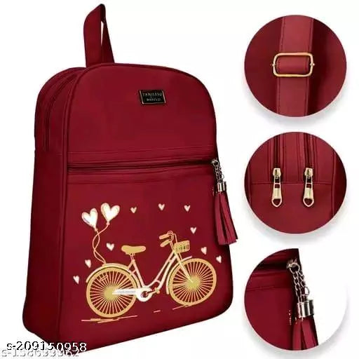 HR Collection printed backpack for women and girls