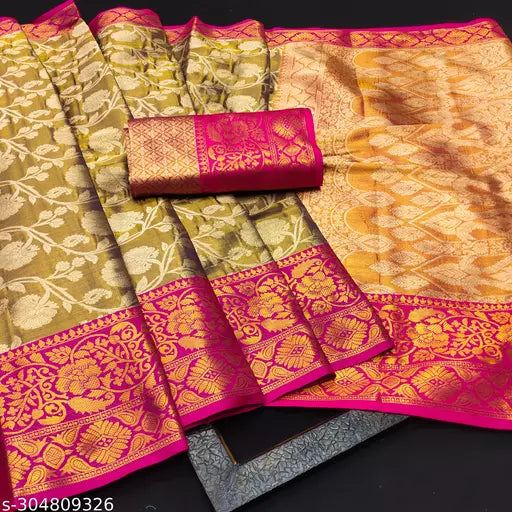 Morpich Fashion  Top Dyed  Banglory Silk Saree