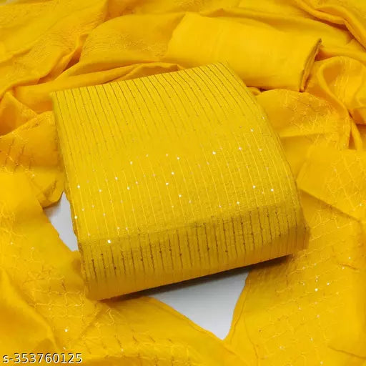CHANDERI SLIK SUITS FOR LADIES