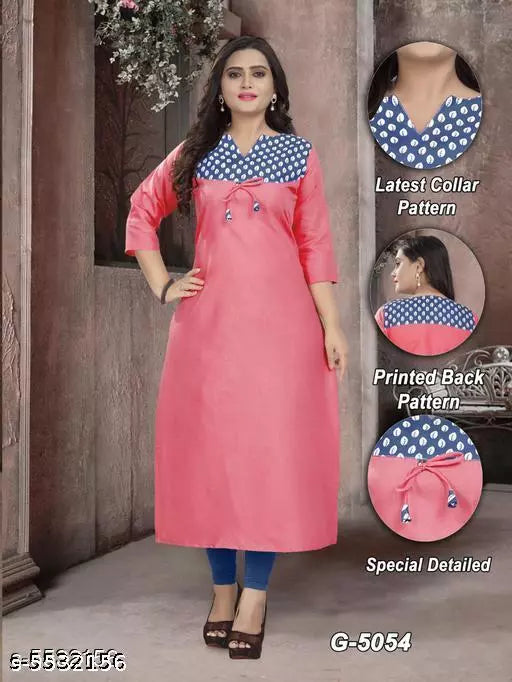 Women's Printed Cotton Kurti