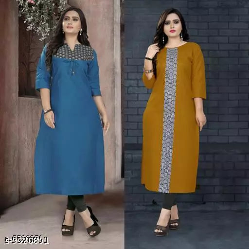 Women's Printed Cotton Kurti