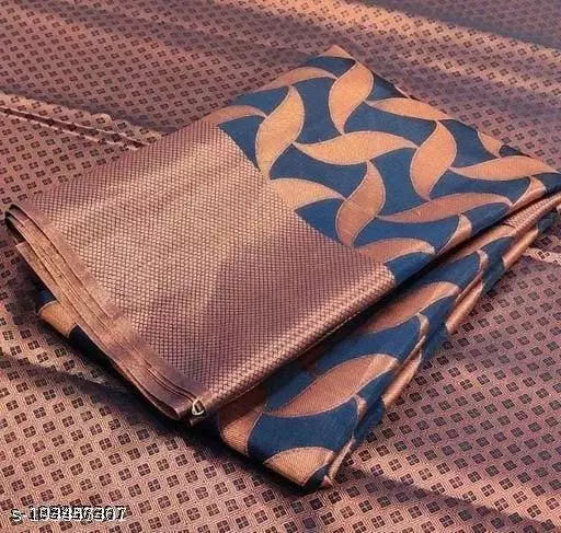 Soft kanjivaram silk Copper Zar