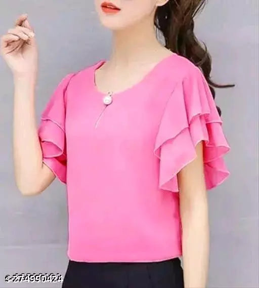 K premium quality Georgette Tops