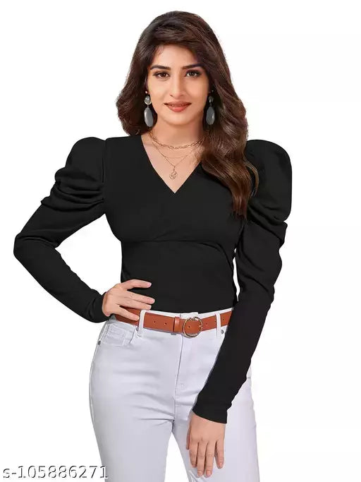 DHUNKI Women's Regular Top