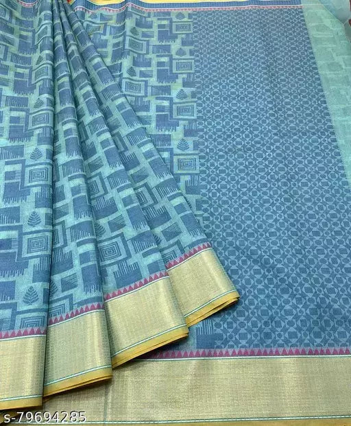 Chanderi Cotton Resham Patola Saree