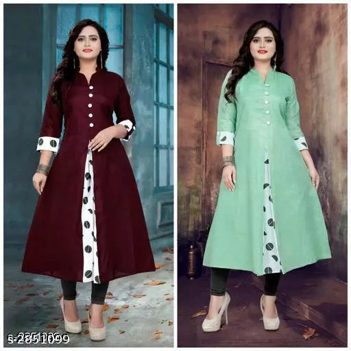 Women's Printed Khadi Cotton Kurti