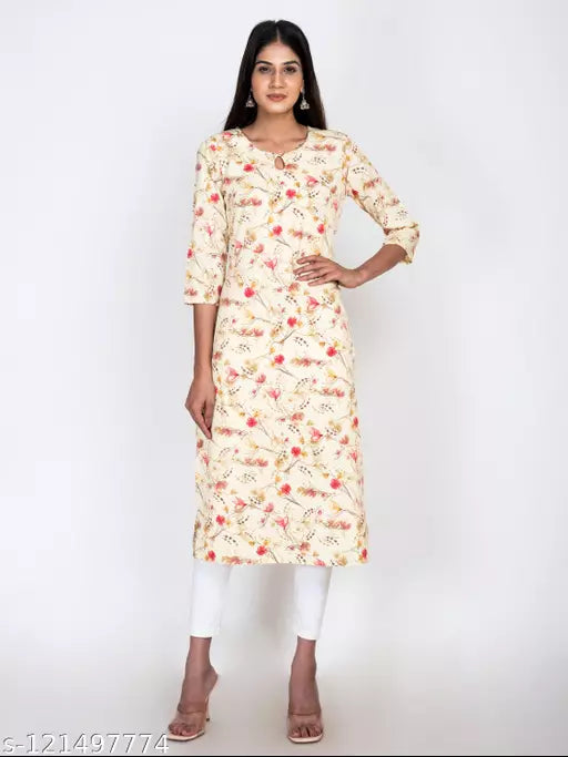 Swasti Women Printed Straight Kurta