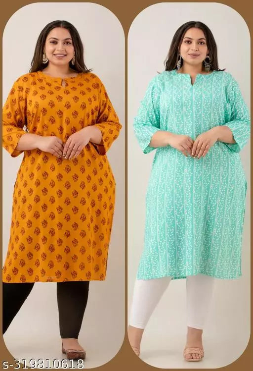 Stylish and Comfortable Plus-Size Kurti for Women