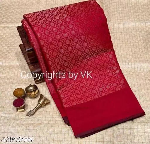 Copper Brocade Saree