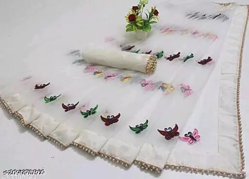 Butterfly Net Saree Titli Designs